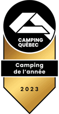 Sceau Camping Québec - Camping de l'année 2023