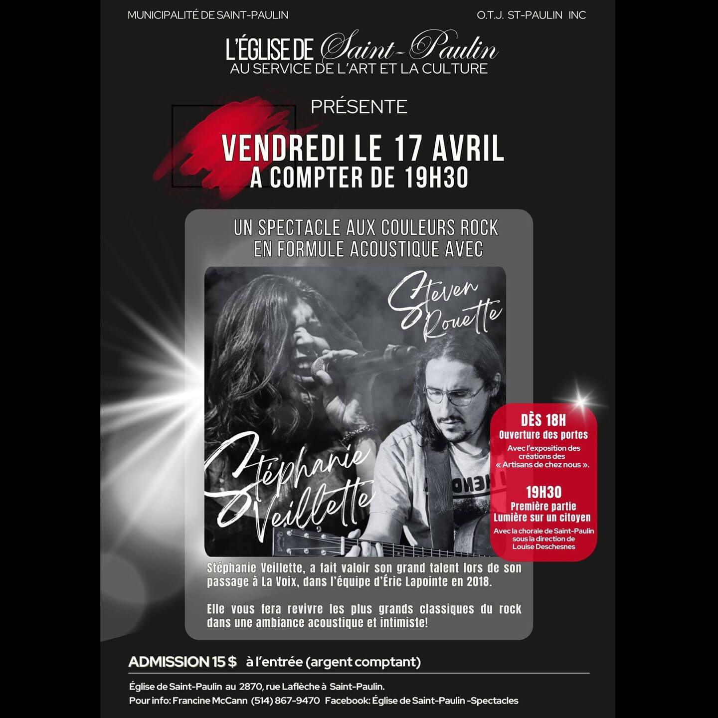 Stéphanie Veillette et Steven Rouette