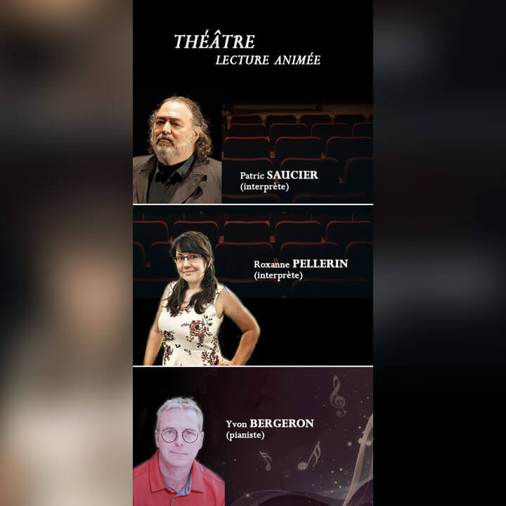 Patric Saucier, Roxanne Pellerin et Yvon Bergeron