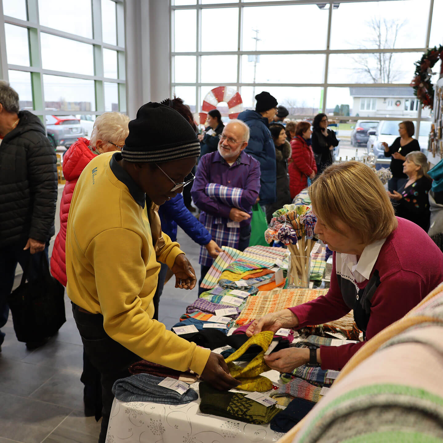 Marché de Noël de la MRC de Maskinongé à Agroa Desjardins