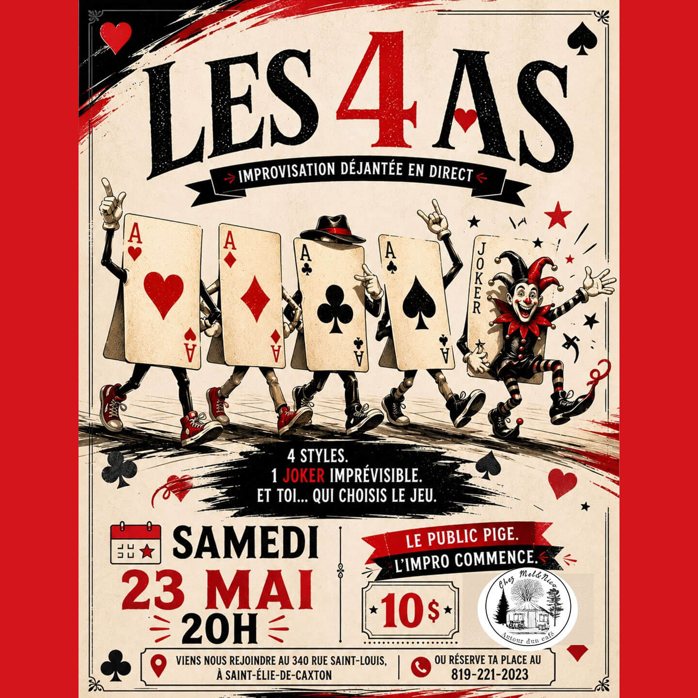 Impro avec Les 4 As